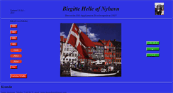 Desktop Screenshot of birgittehelle.dk